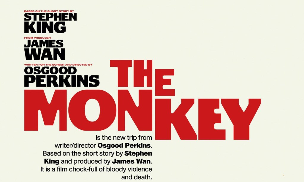 Poster-pepp: Longlegs-regissören lovar apmycket våld i The&nbsp;Monkey